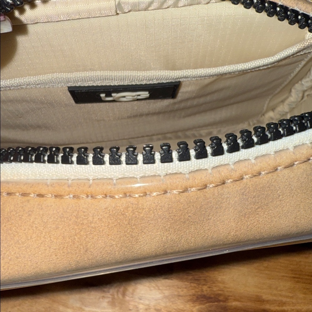 UGG JANEY II CLEAR SHEEPSKIN CROSSBODY BAG WITH MULTIWAY STRAP - Picture 6 of 10